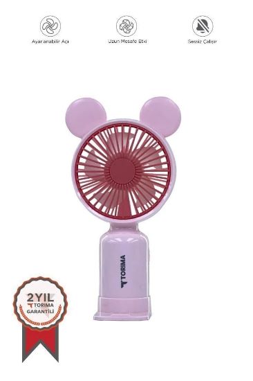 Torima Pempe Mini Taşınabilir Fan Şarjlı 2 Kademel resmi
