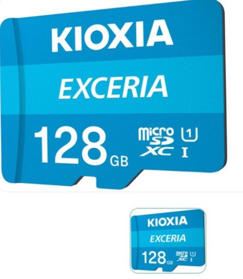 Kioxia 128GB Exceriag2 Micro SDXC U1 V30 4K 100/50 resmi