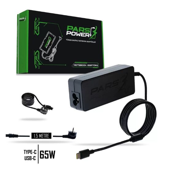 Pars Power 65W USB-C Type-C Adaptör resmi