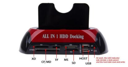 Alfais 3.5 2.5 Usb Ide Sata Esata Hdd  Dock Stand resmi