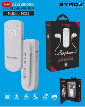 SYROX MX13 Bluetooth Stereo Kablosus Kulaklık resmi