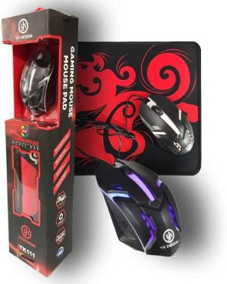 GAMİNG MOUSE+MOUSE PAD resmi