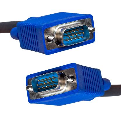 PM VGA KABLO 15 PİN 3+6 ERKEK/ERKEK KUTULU 10M resmi